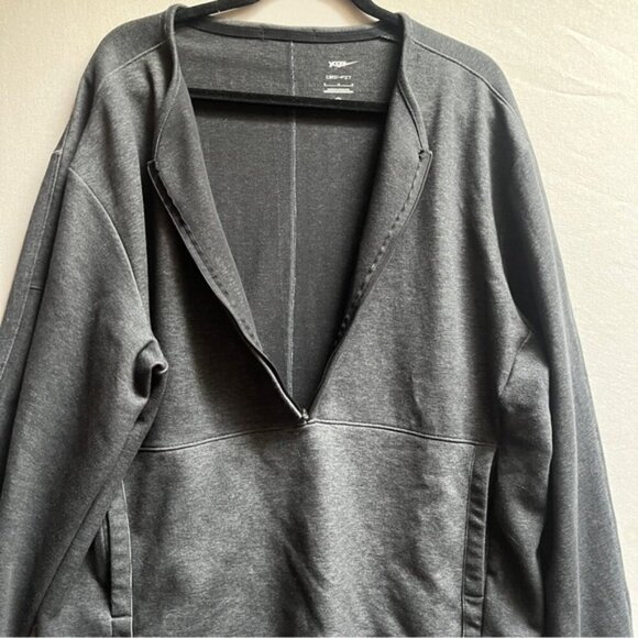 Nike Yoga Dri-FIT 1/2-Zip Training Crew Sweatshirt Sz L - Picture 4 of 12